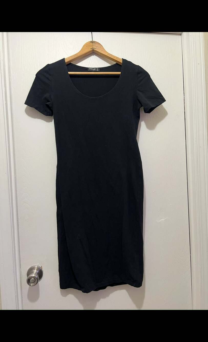 Popular Basics Black Body-con Dress